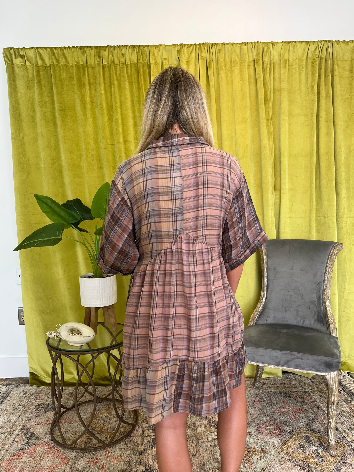 Best I Ever Plaid Dress