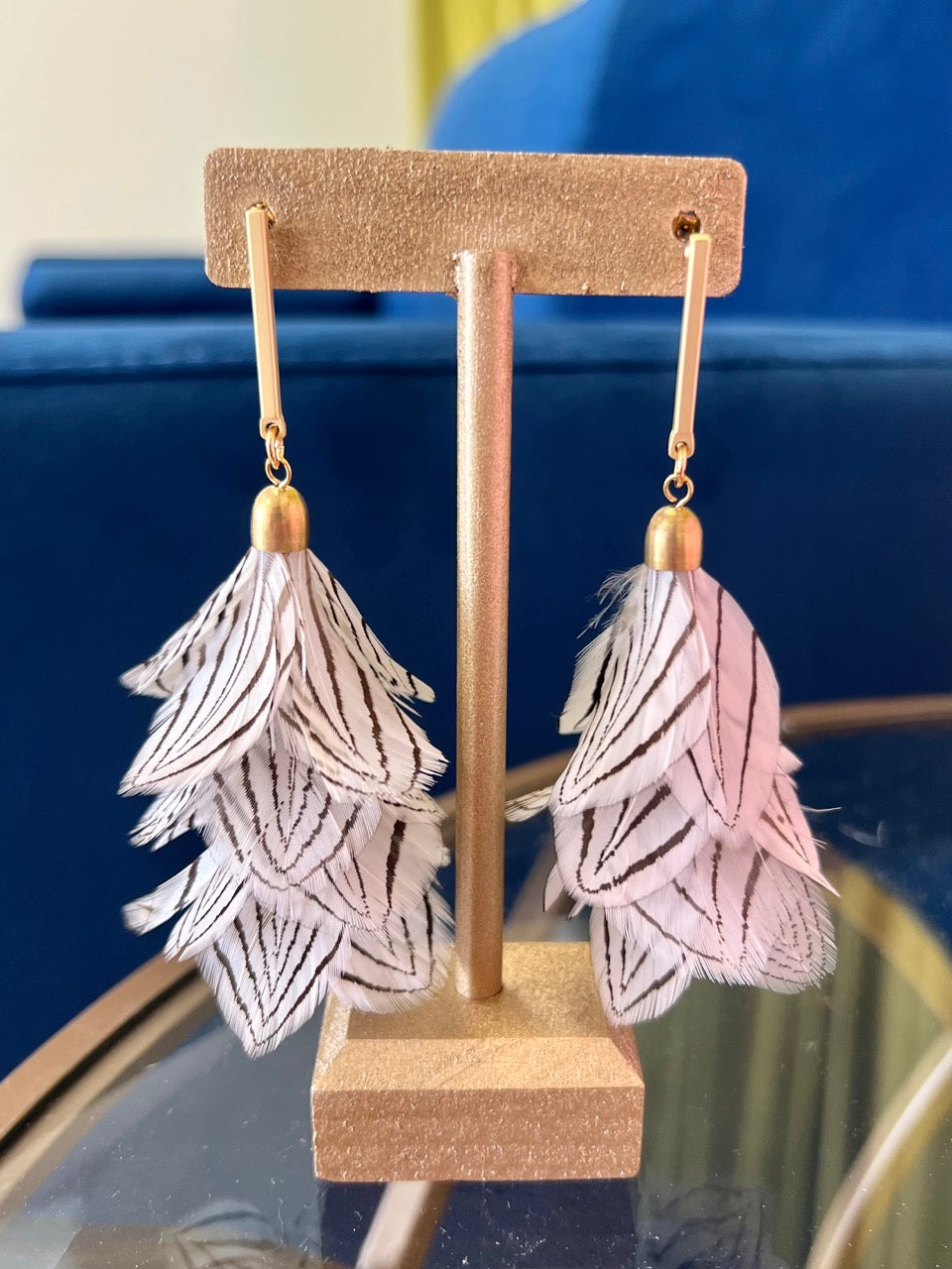 Feather Fan Earrings