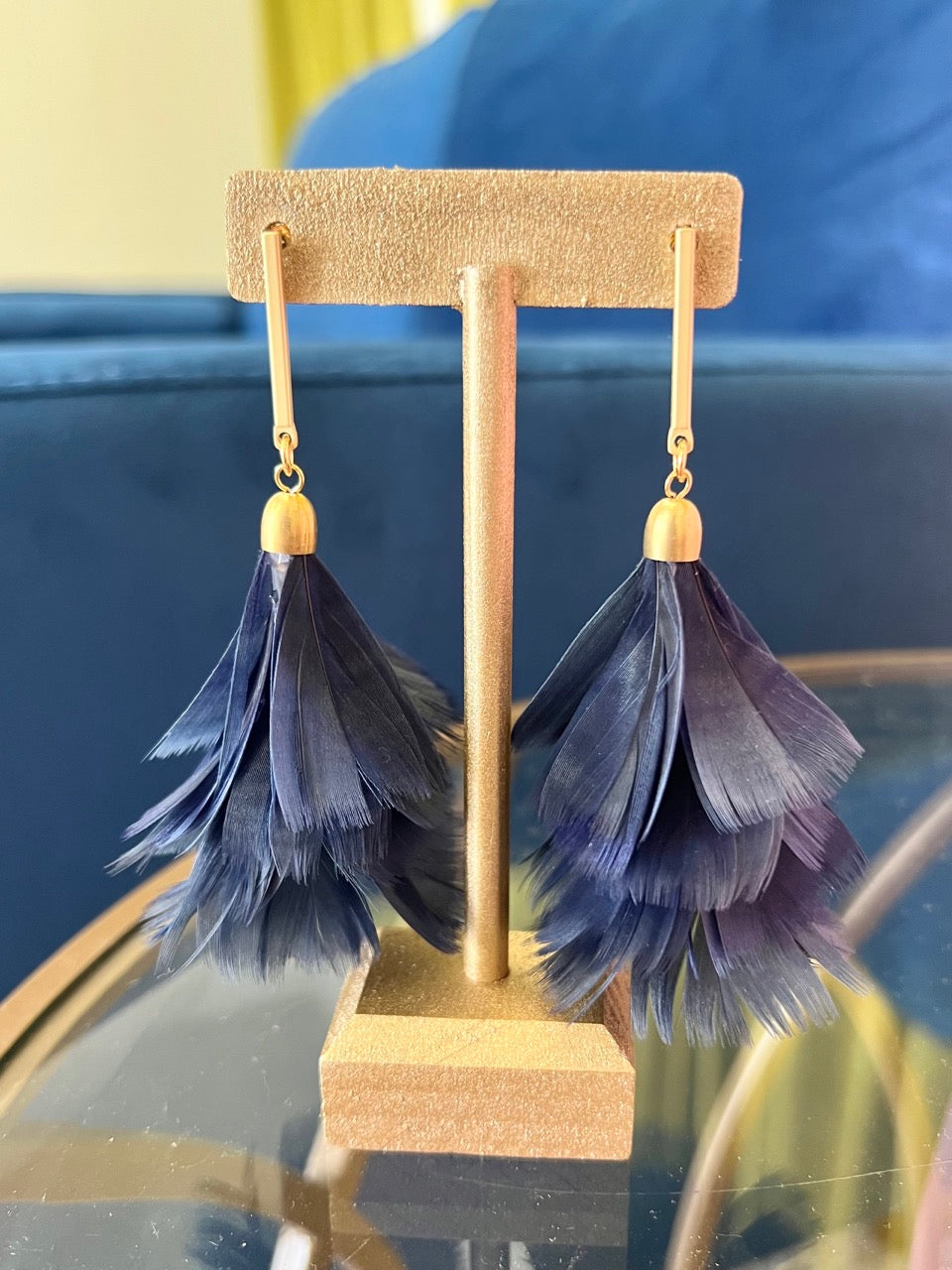 Feather Fan Earrings