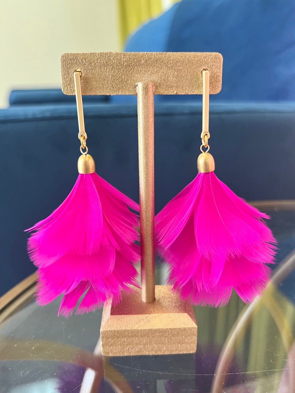 Feather Fan Earrings