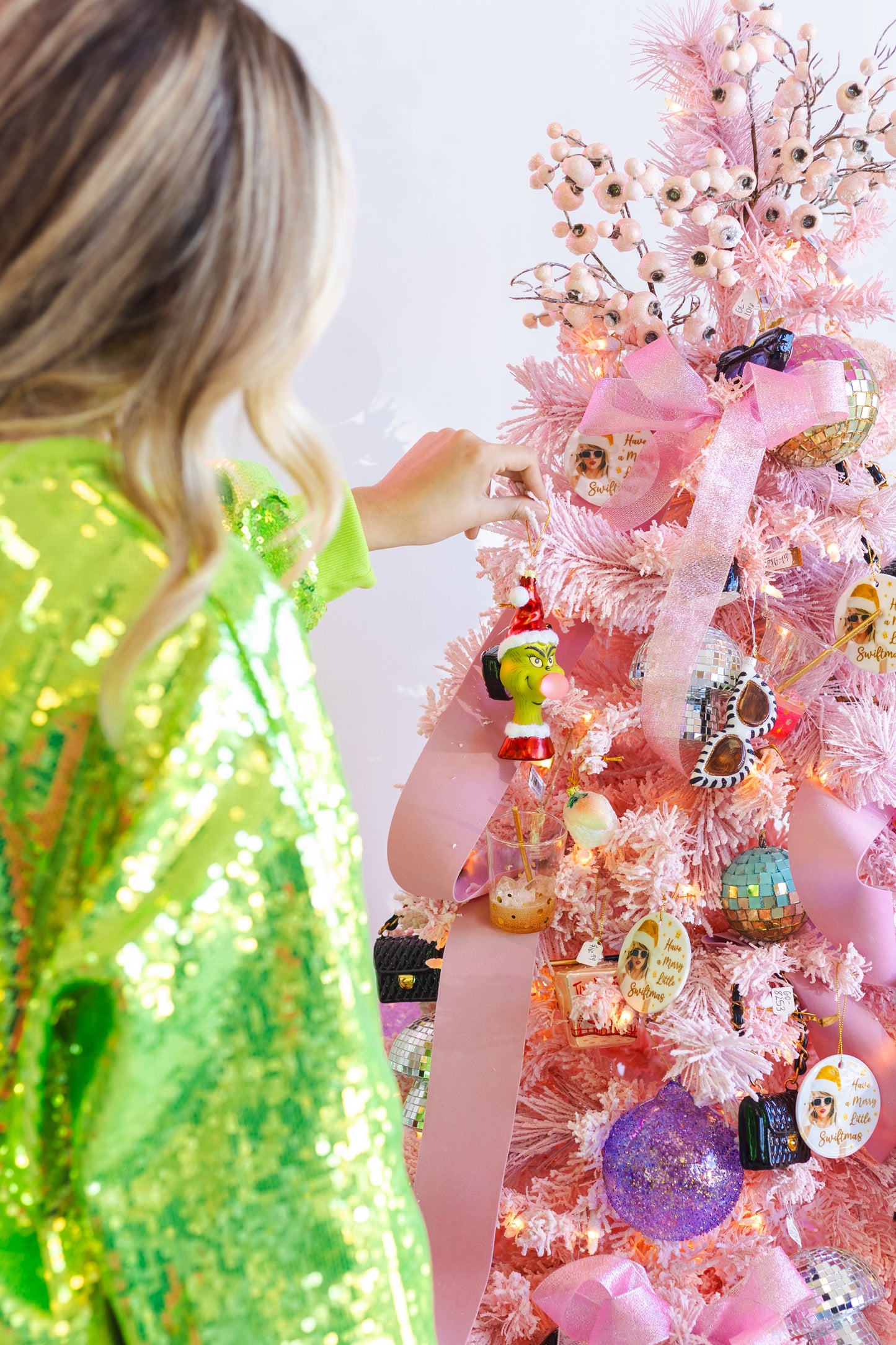 Bubblegum Grinch Ornament