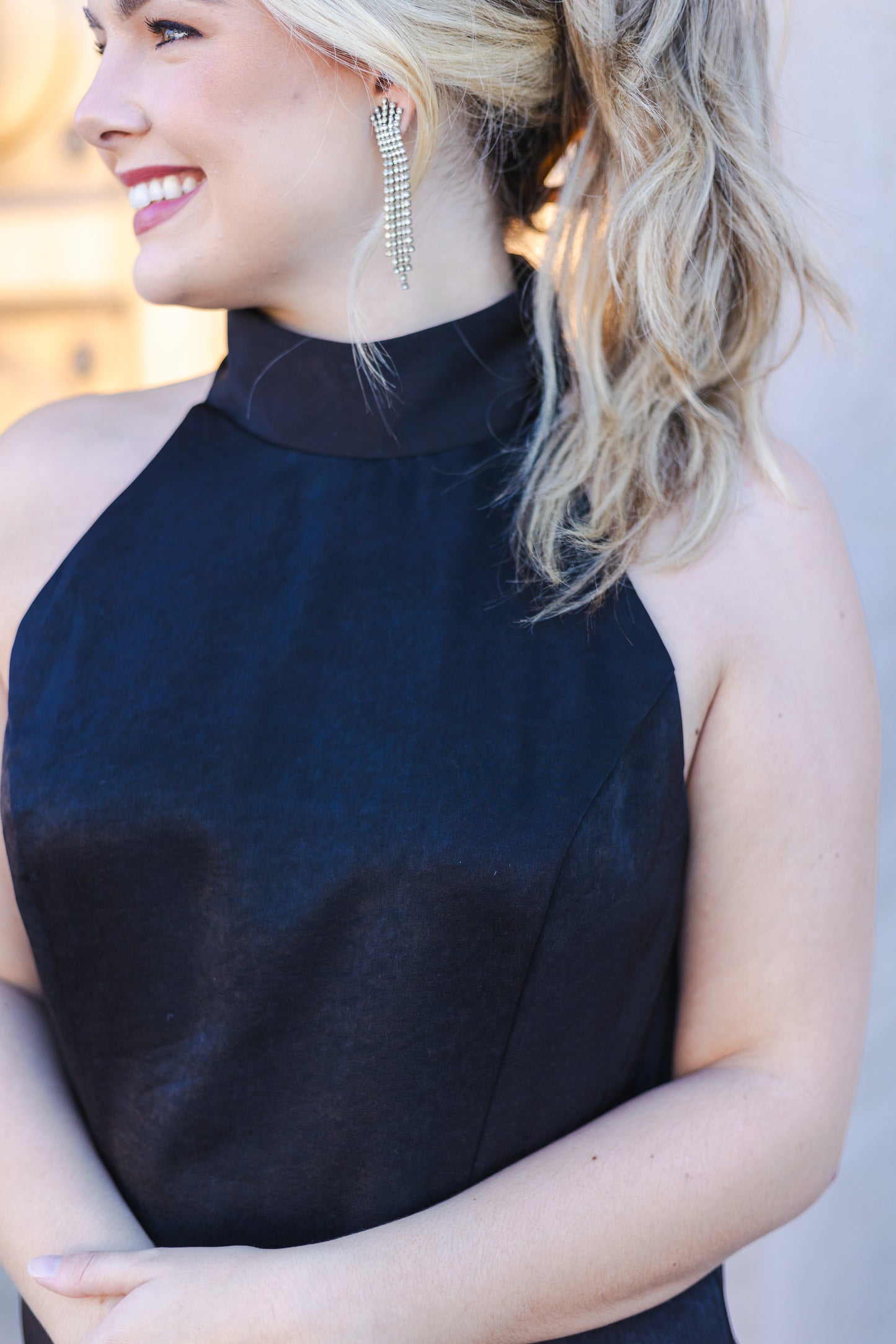 Faye Feather Black Dress