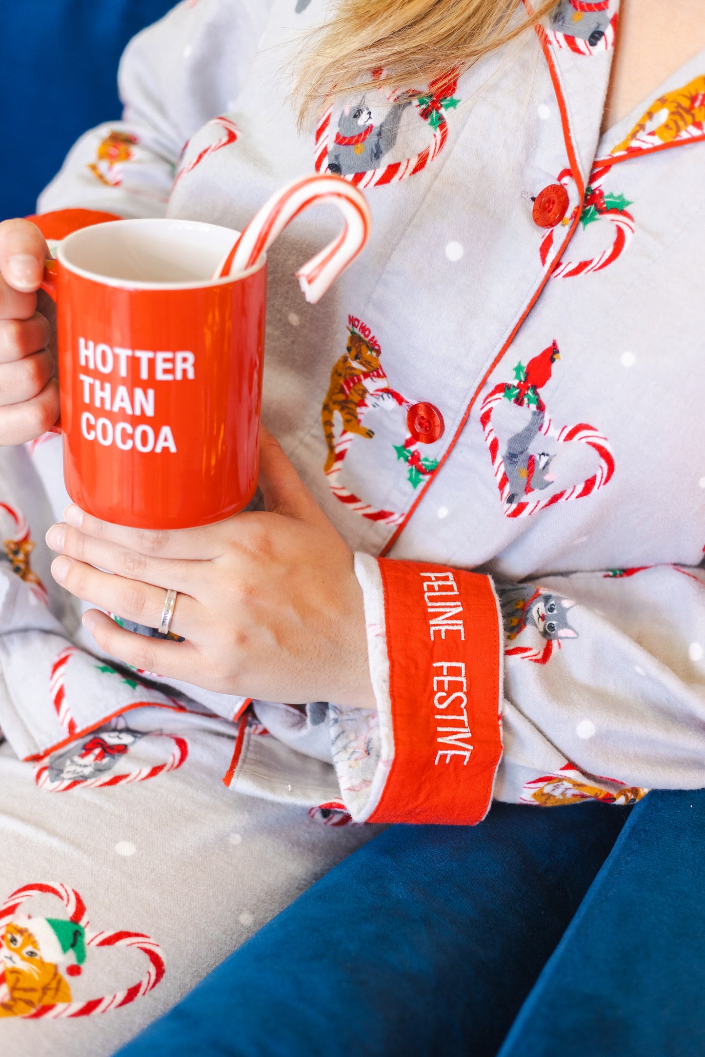 Christmas Cat Pajama Set