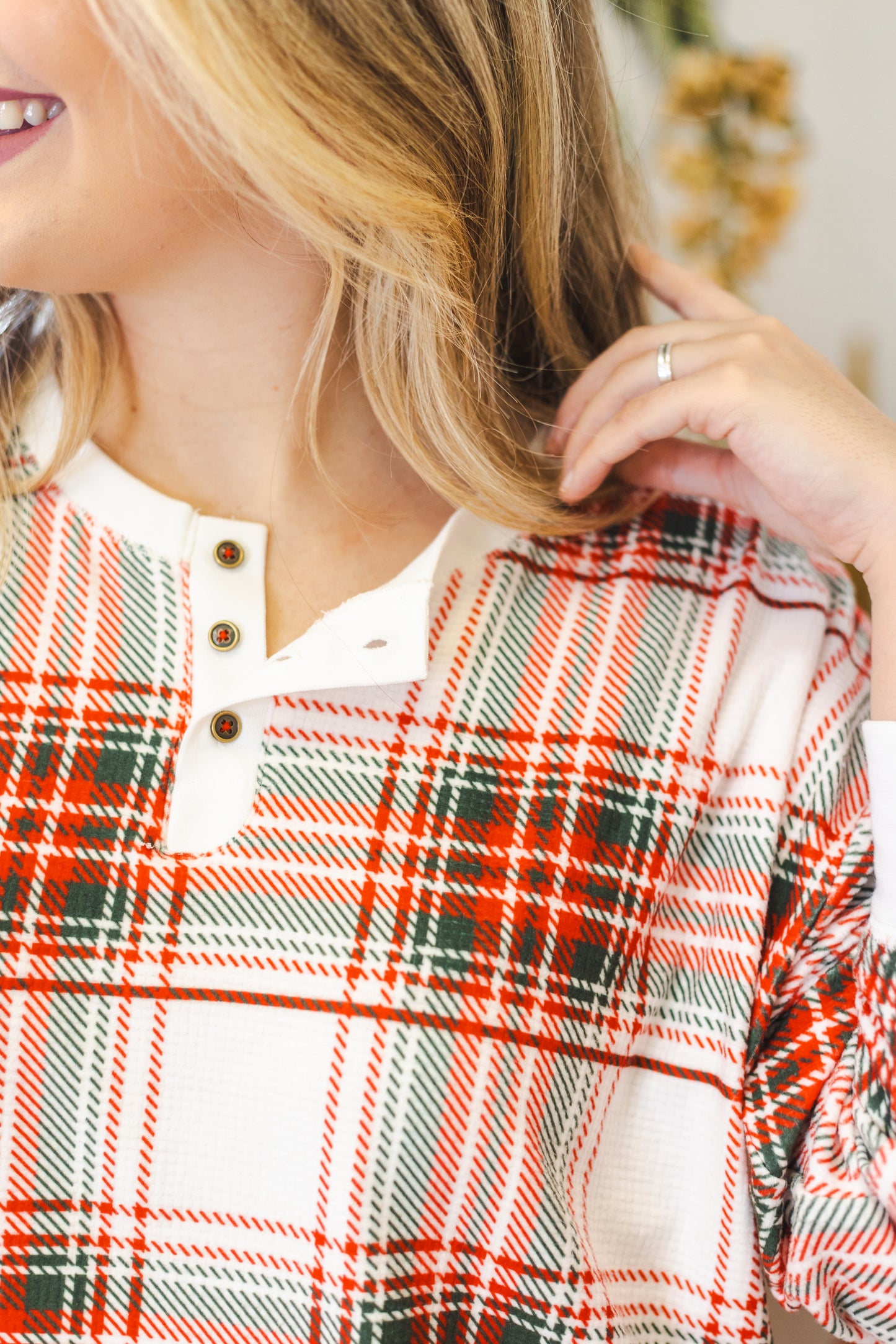 Christmas Plaid Pajama Set