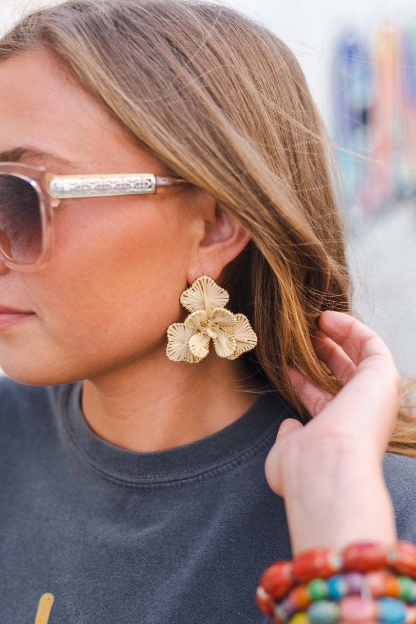 Lisi Lerch Kaia Raffia Earrings