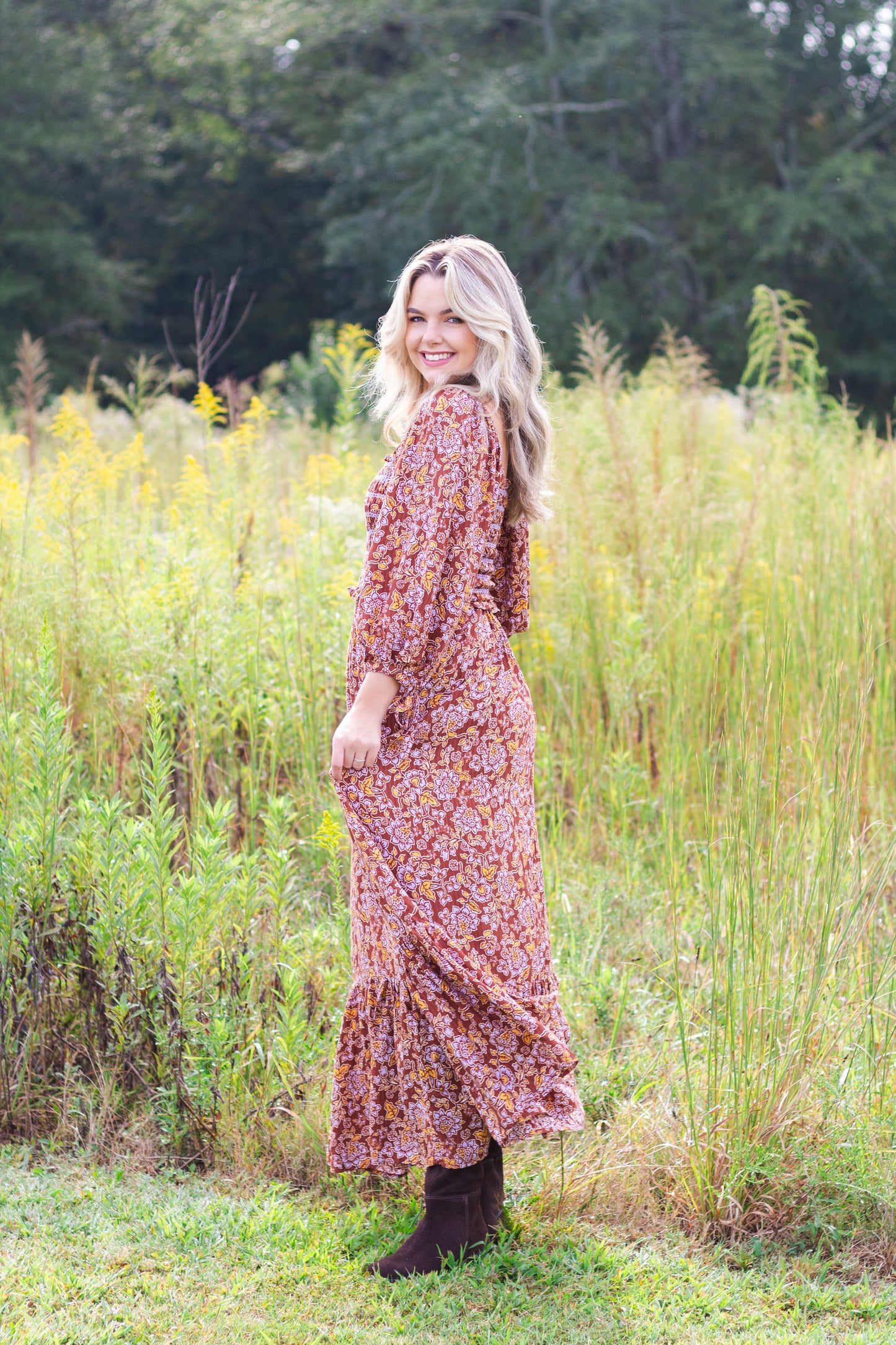 By Together Queen Card Floral Dress