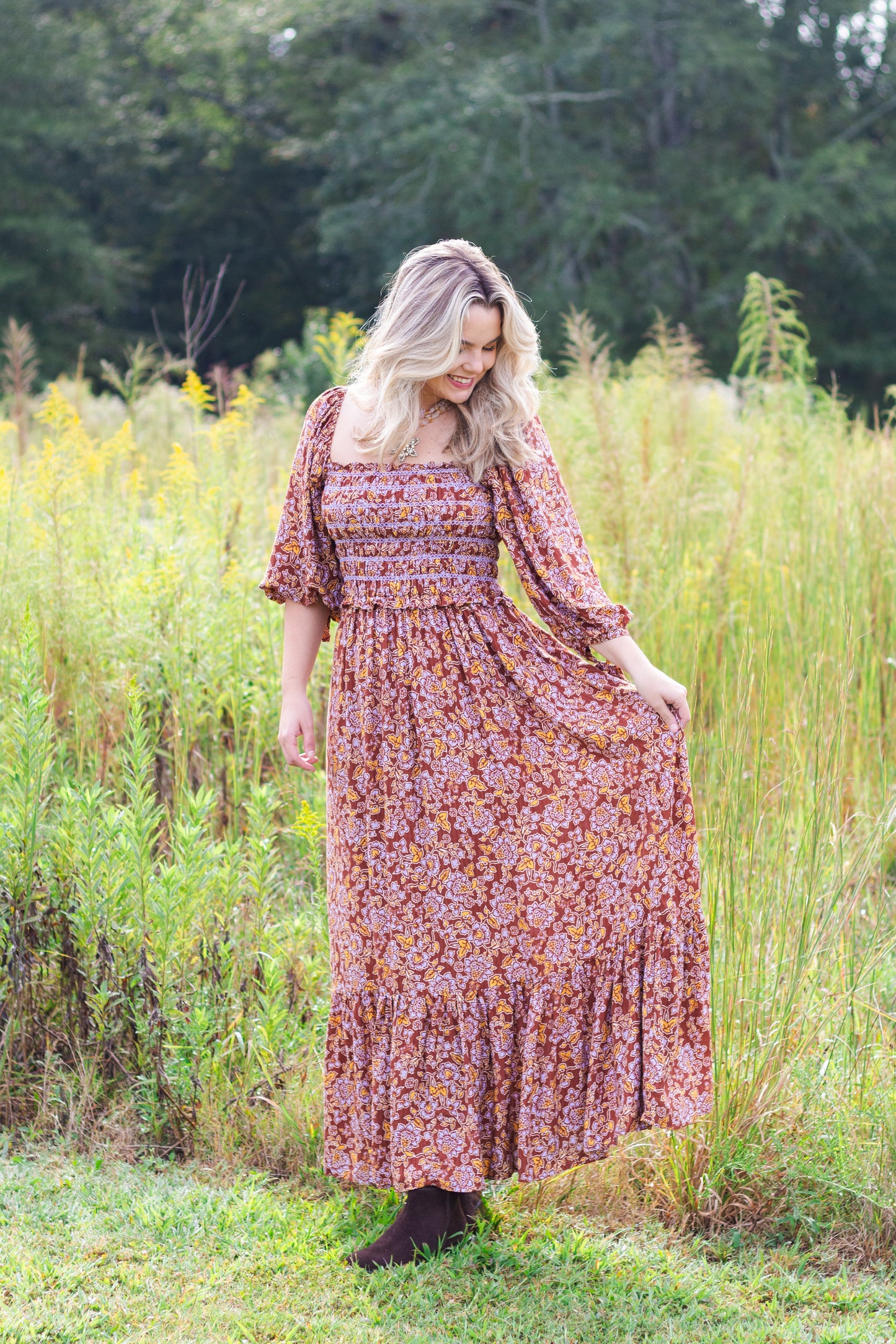 By Together Queen Card Floral Dress