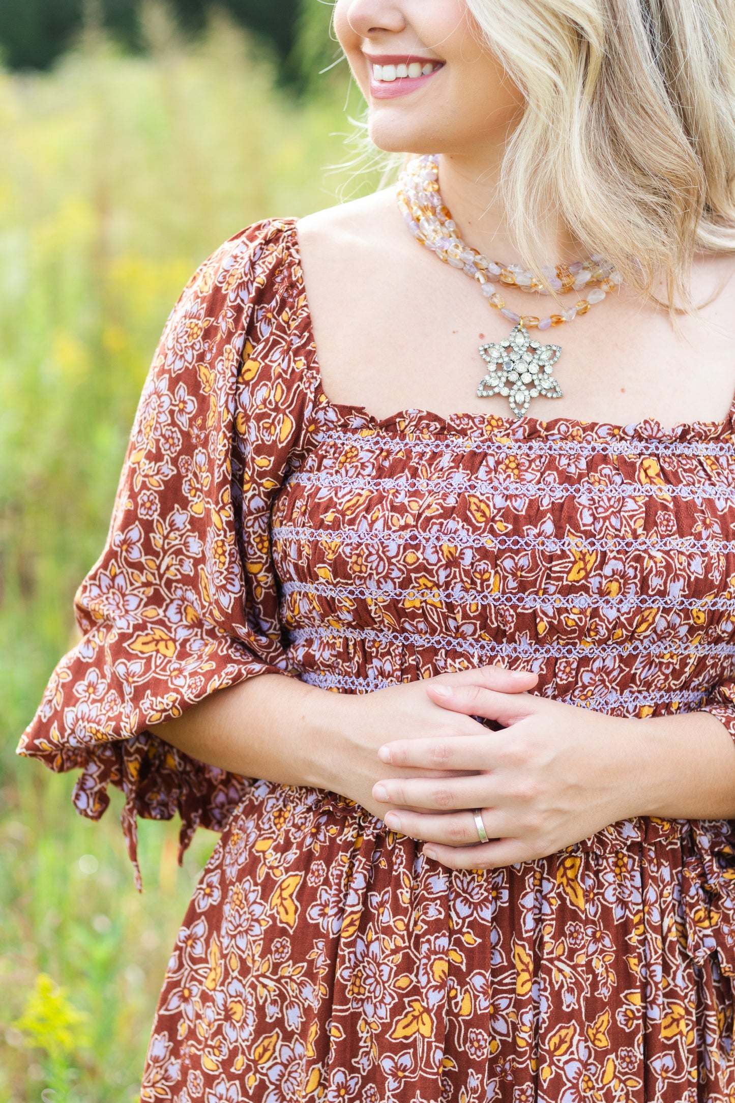 By Together Queen Card Floral Dress