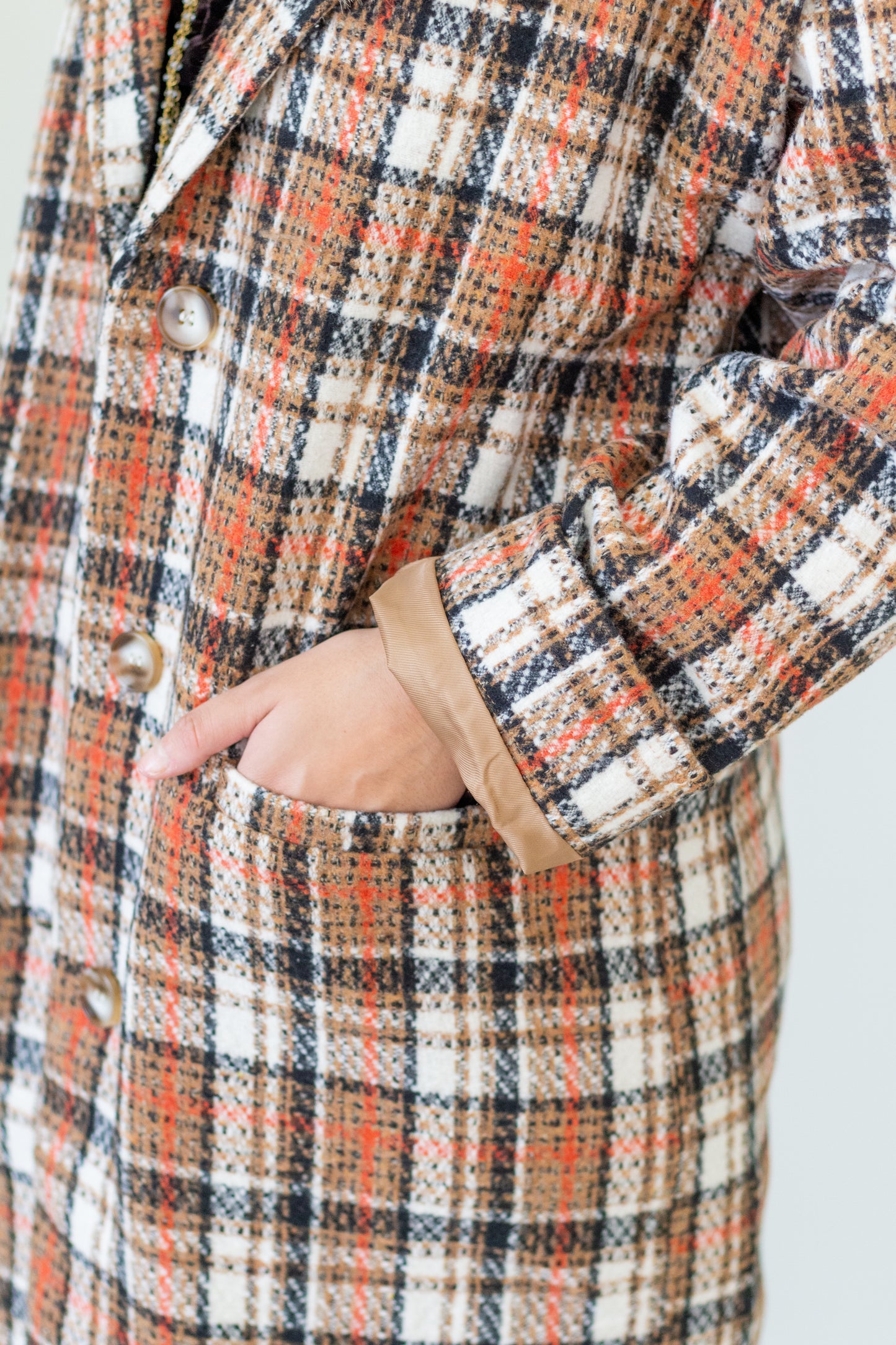 Cozy Co. Palmer Plaid Long Jacket