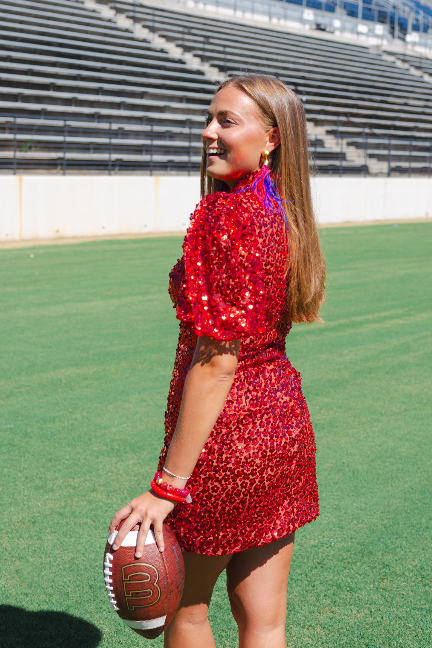 Queen of Sparkles Red Sequin Dress