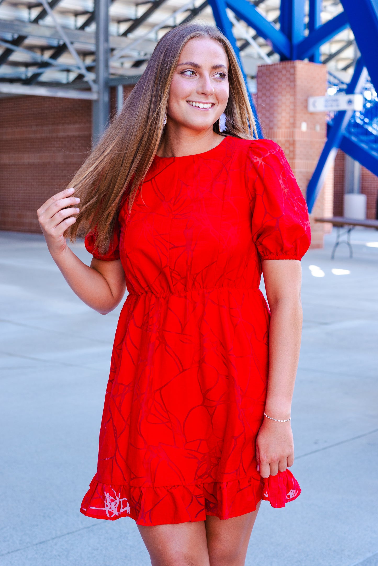Hayden Heart Shaped Open Back Dress