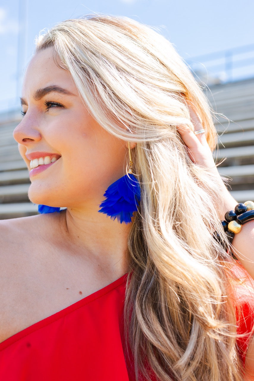 Feather Fan Earrings