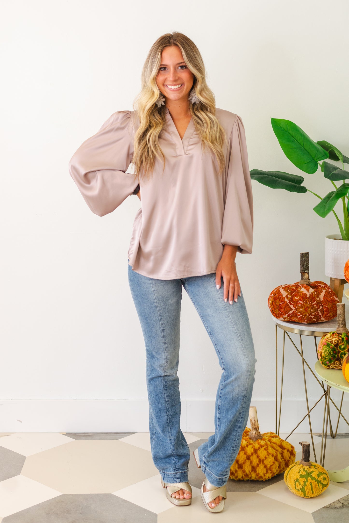 Reese Dusty Rose Blouse