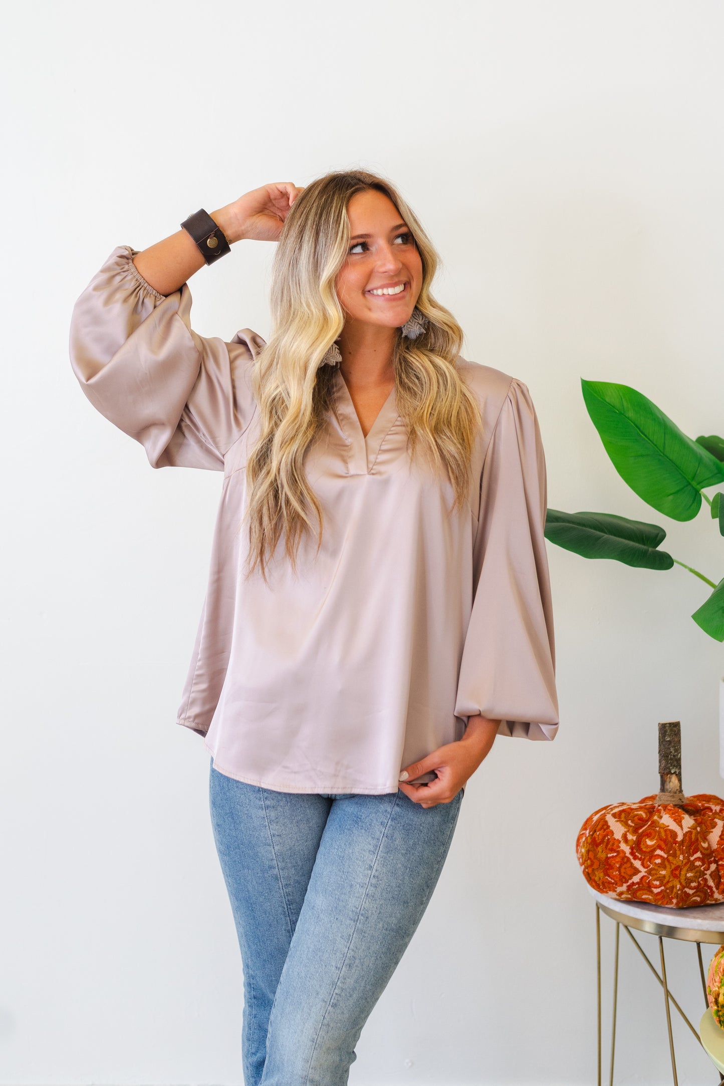 Reese Dusty Rose Blouse