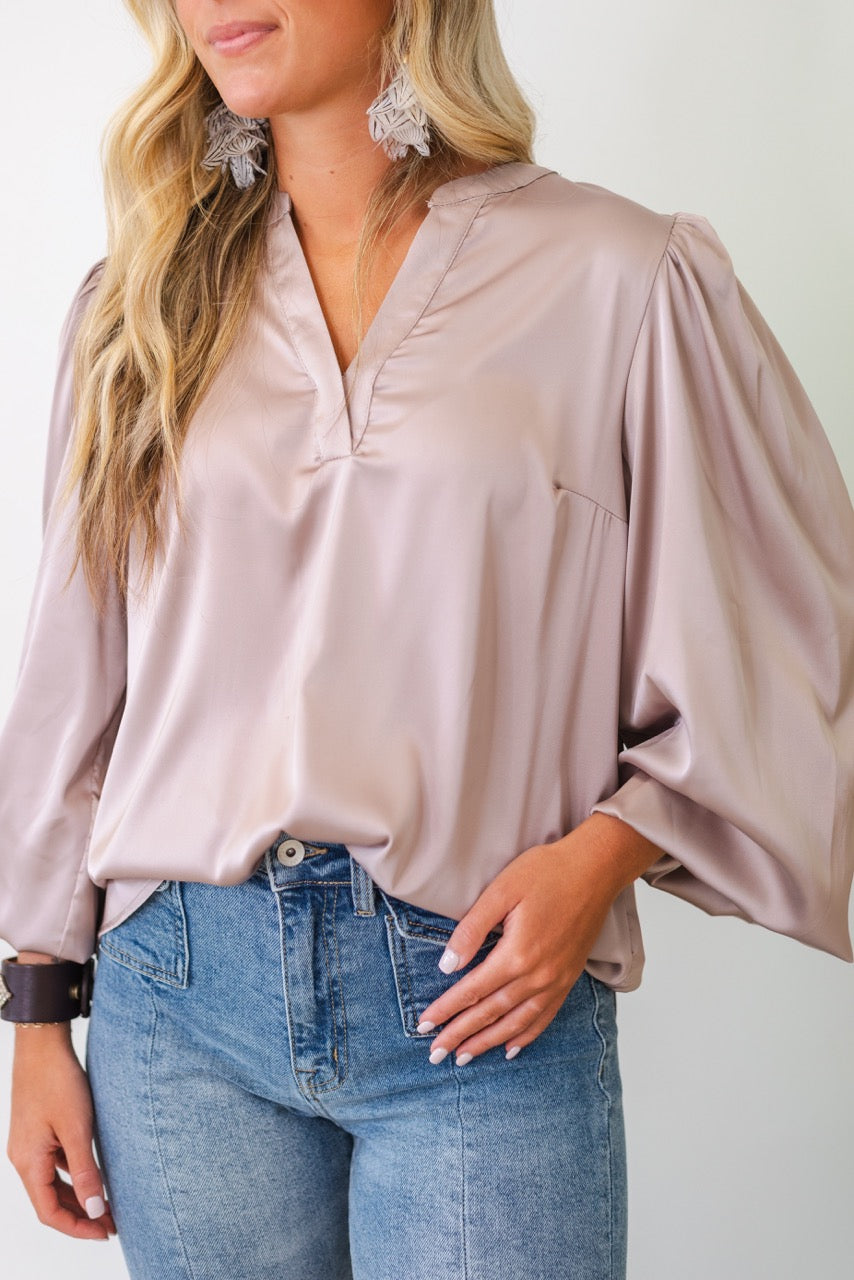 Reese Dusty Rose Blouse