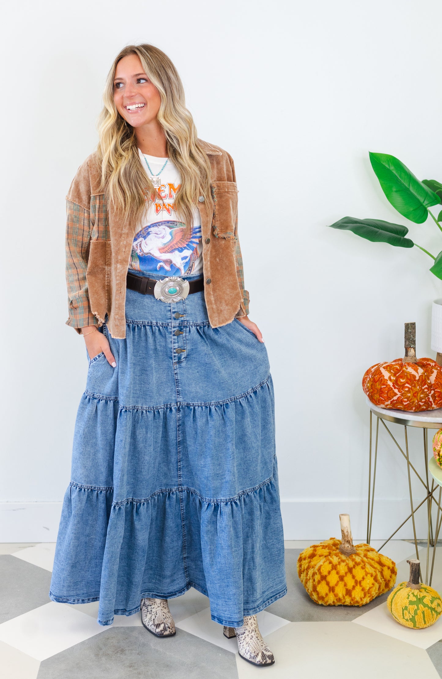 Jessie's Girl Jean Skirt