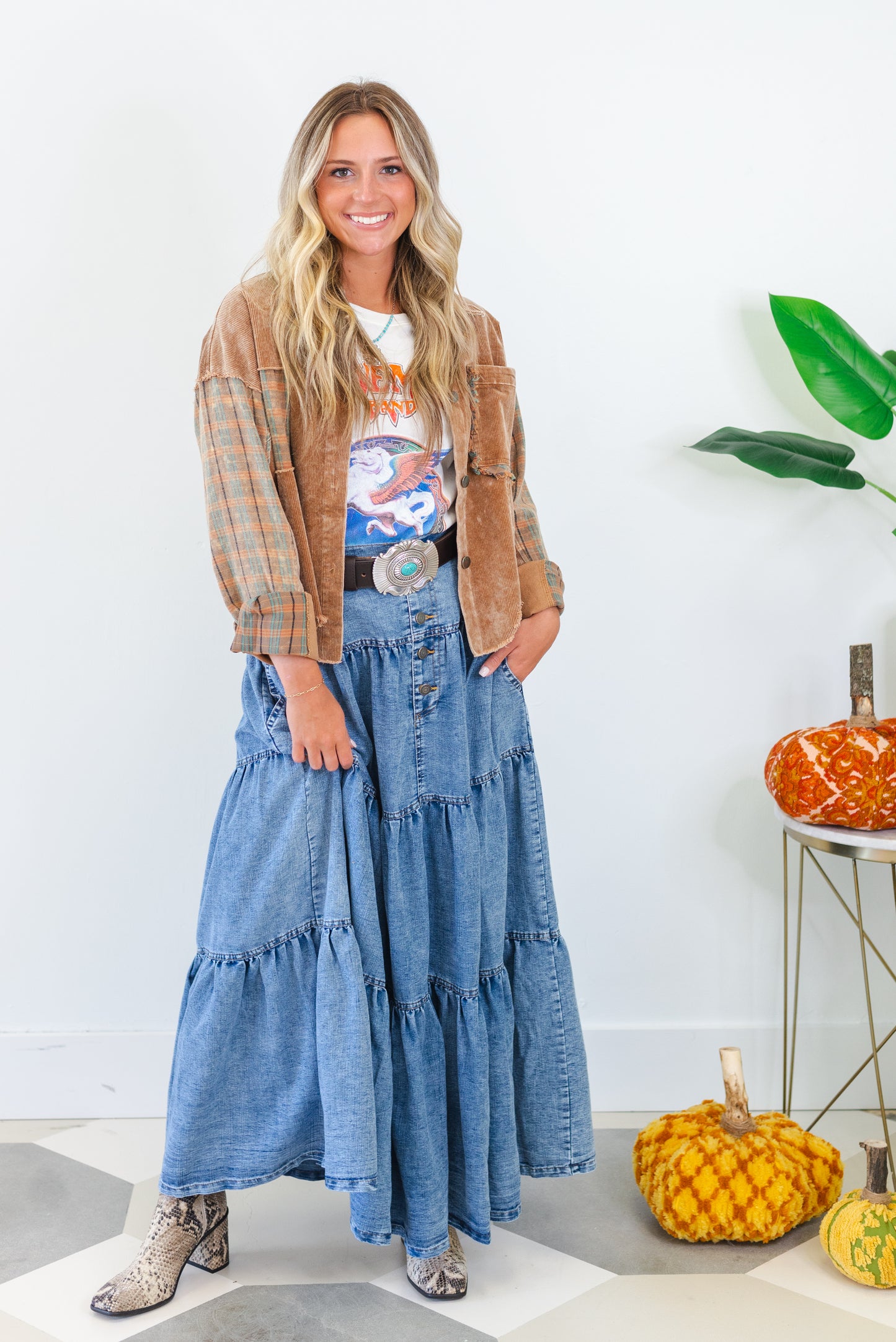 Jessie's Girl Jean Skirt