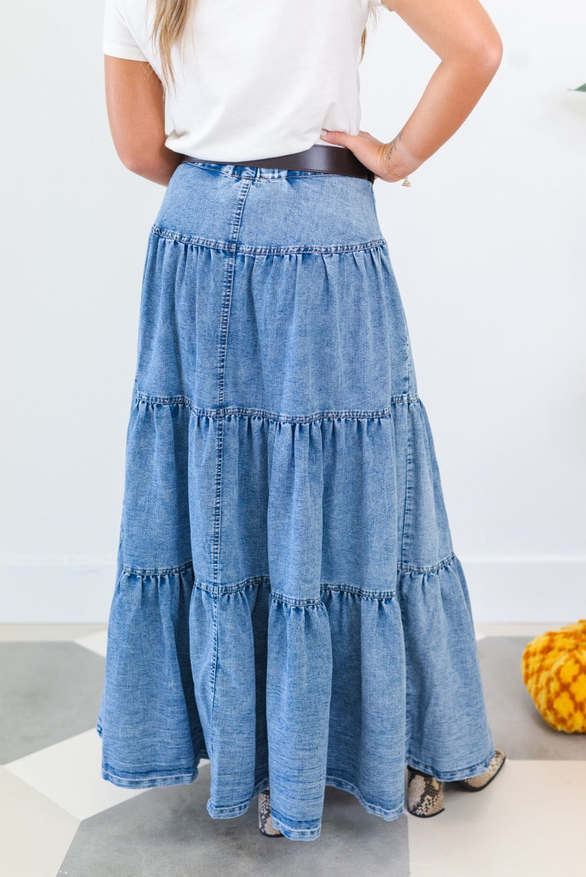 Jessie's Girl Jean Skirt