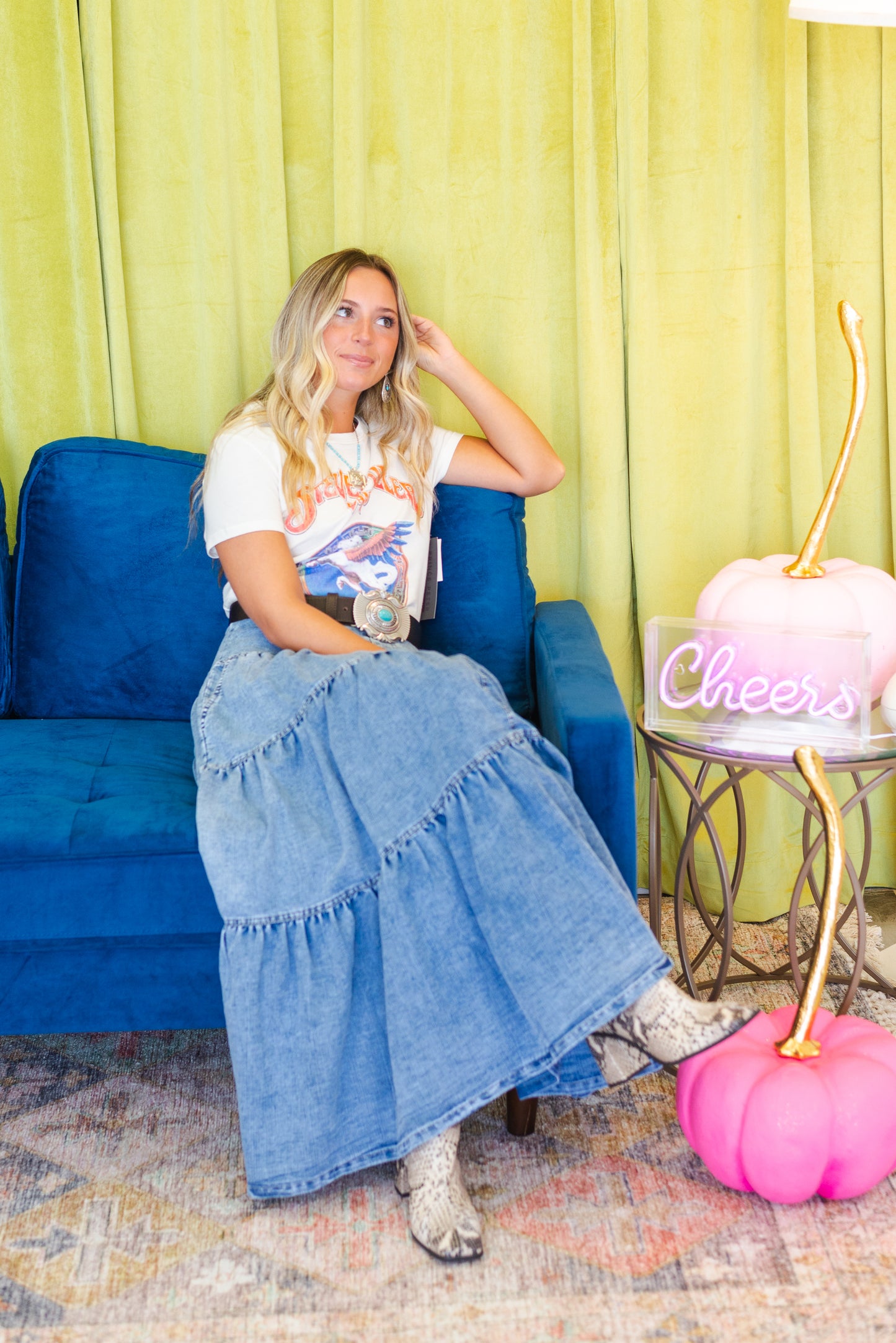 Jessie's Girl Jean Skirt