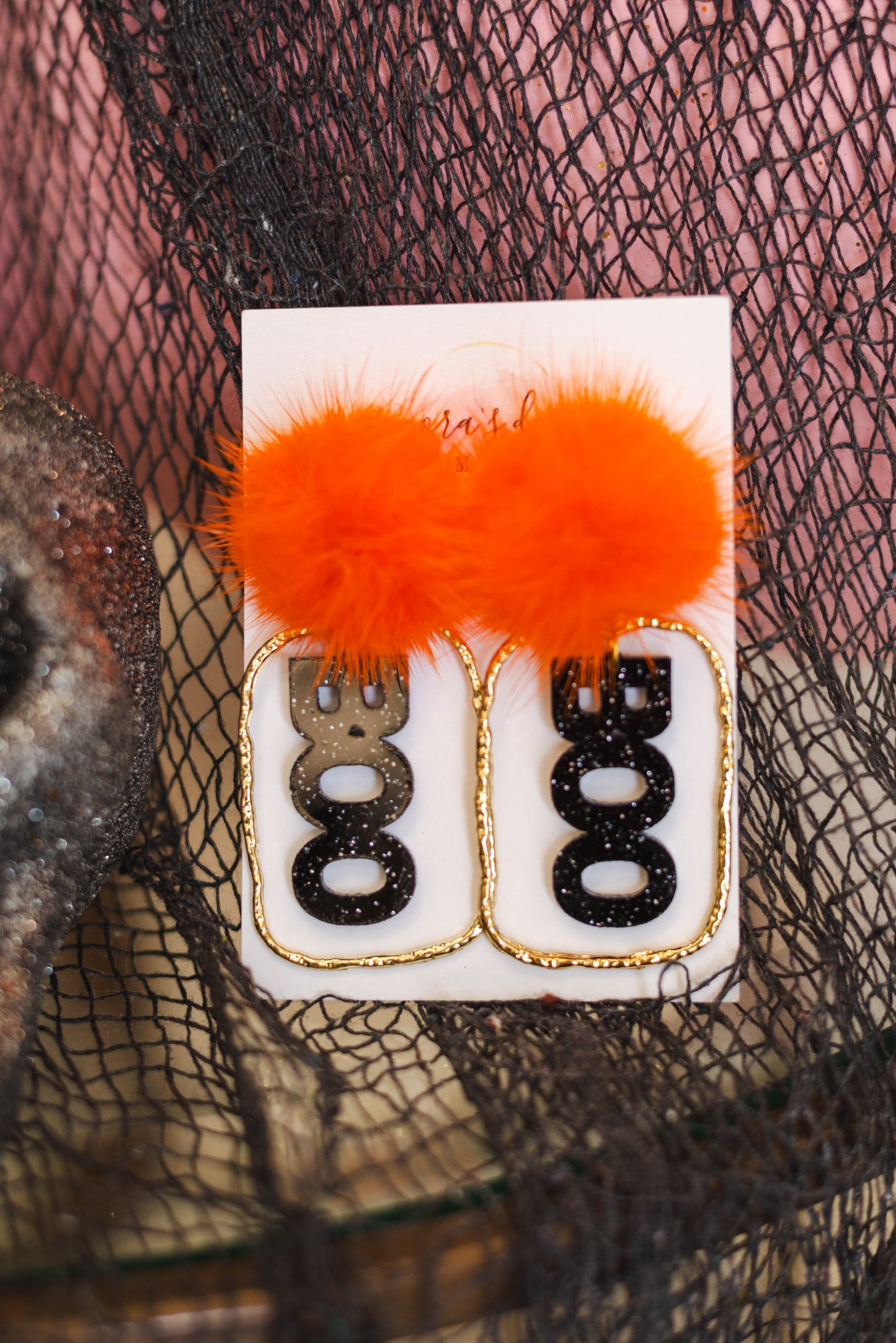 Boo Halloween Earrings