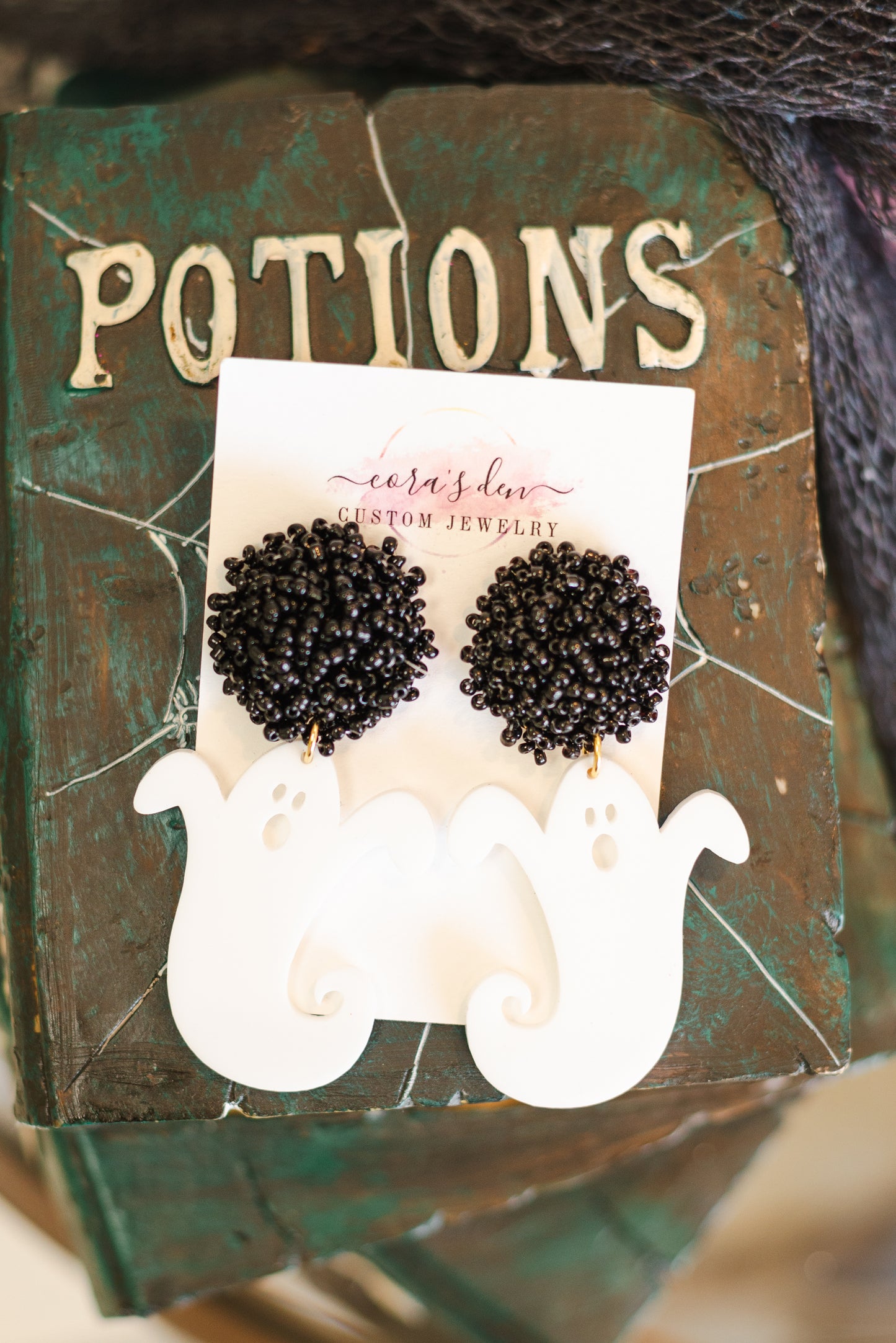 Ghost Halloween Earrings