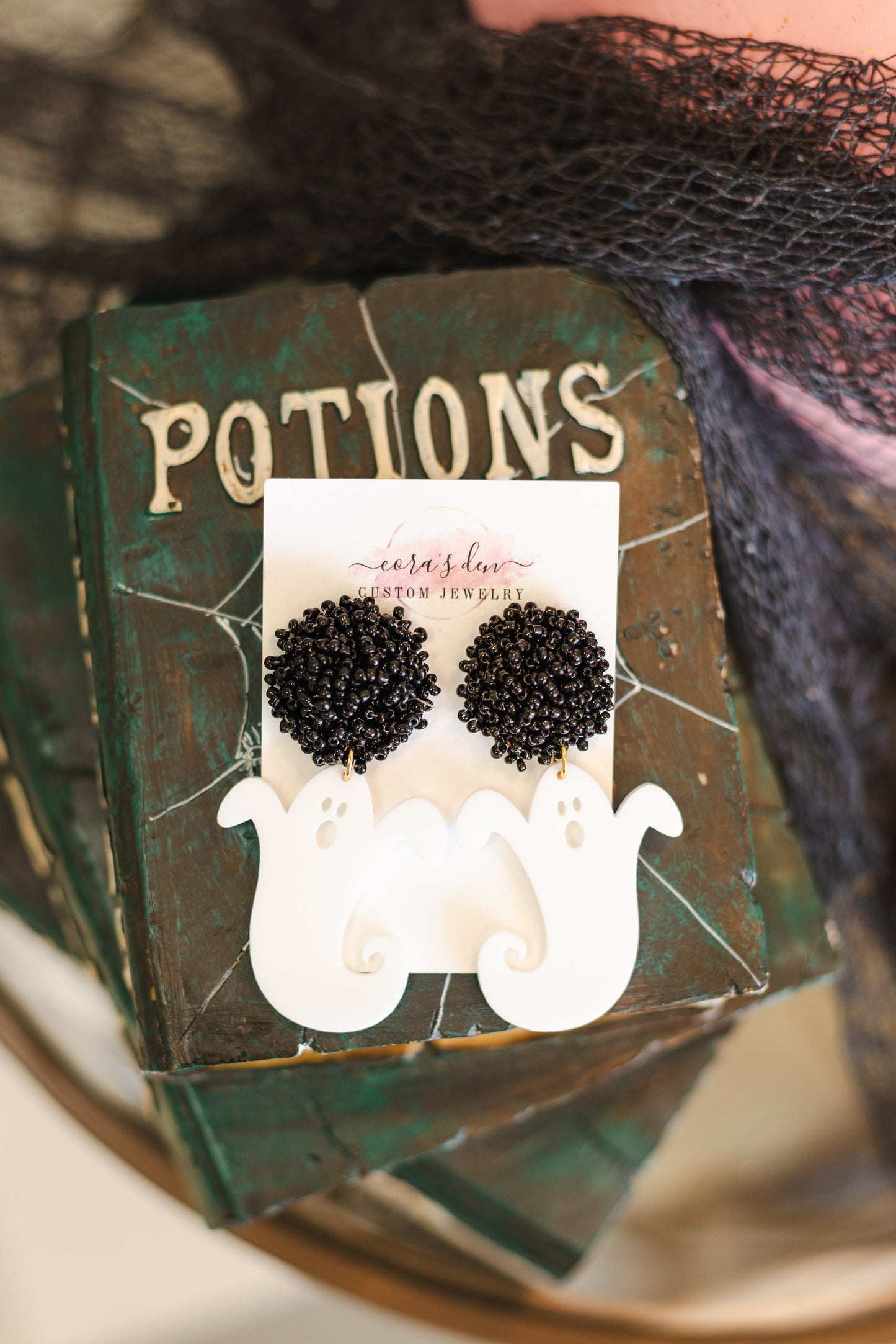 Ghost Halloween Earrings