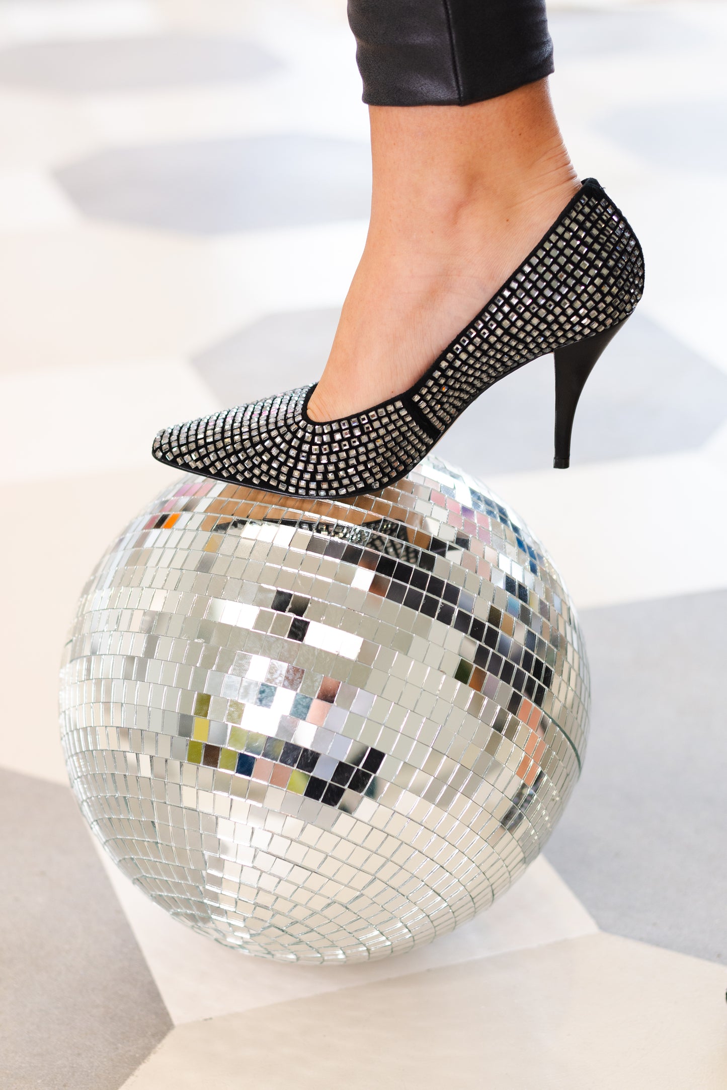Carrano Disco Heel - Black