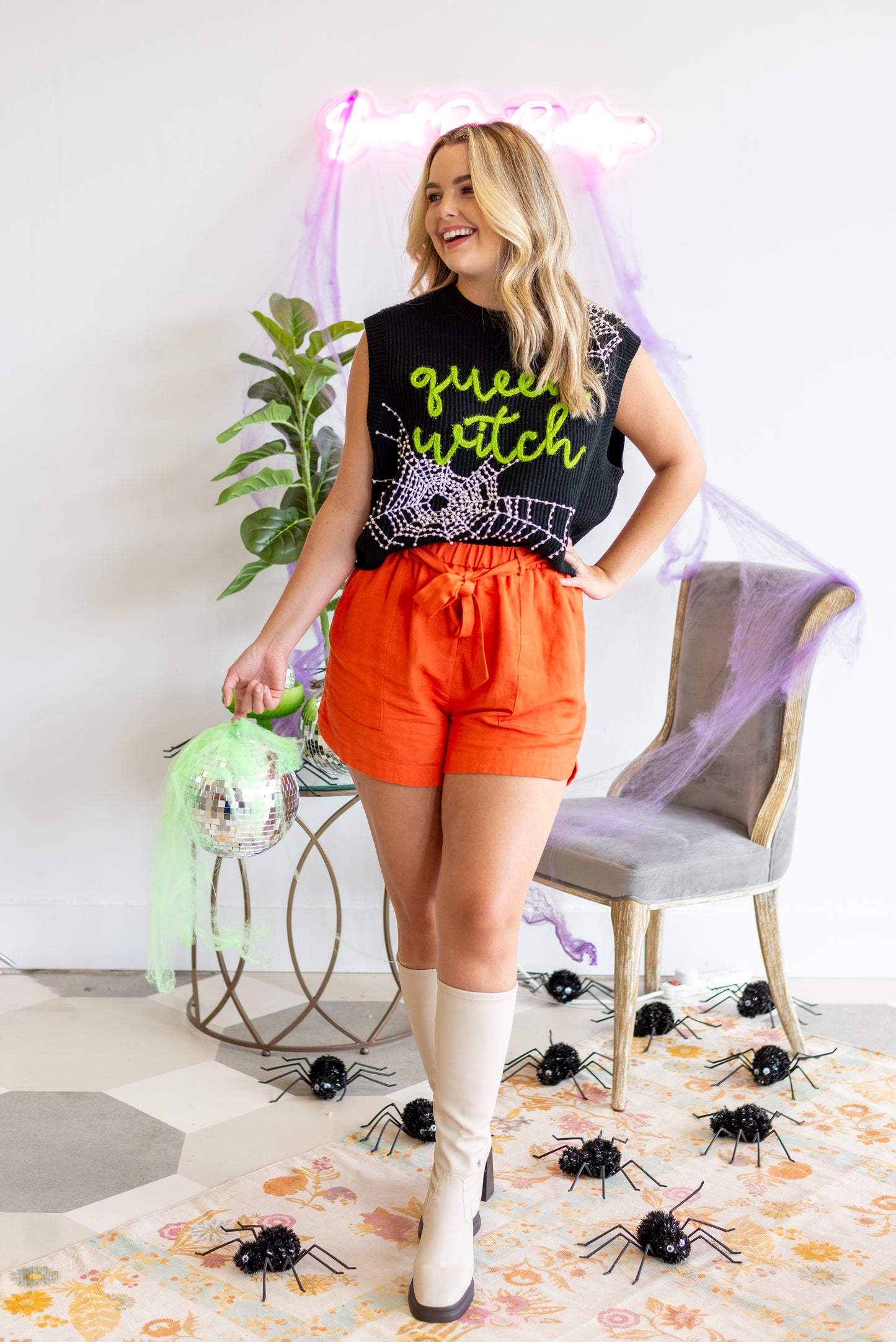 Queen of Sparkles Queen Witch Sweater Vest