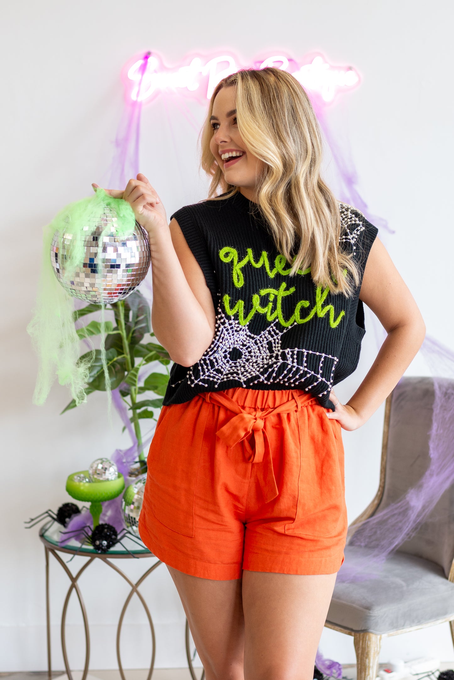 Queen of Sparkles Queen Witch Sweater Vest