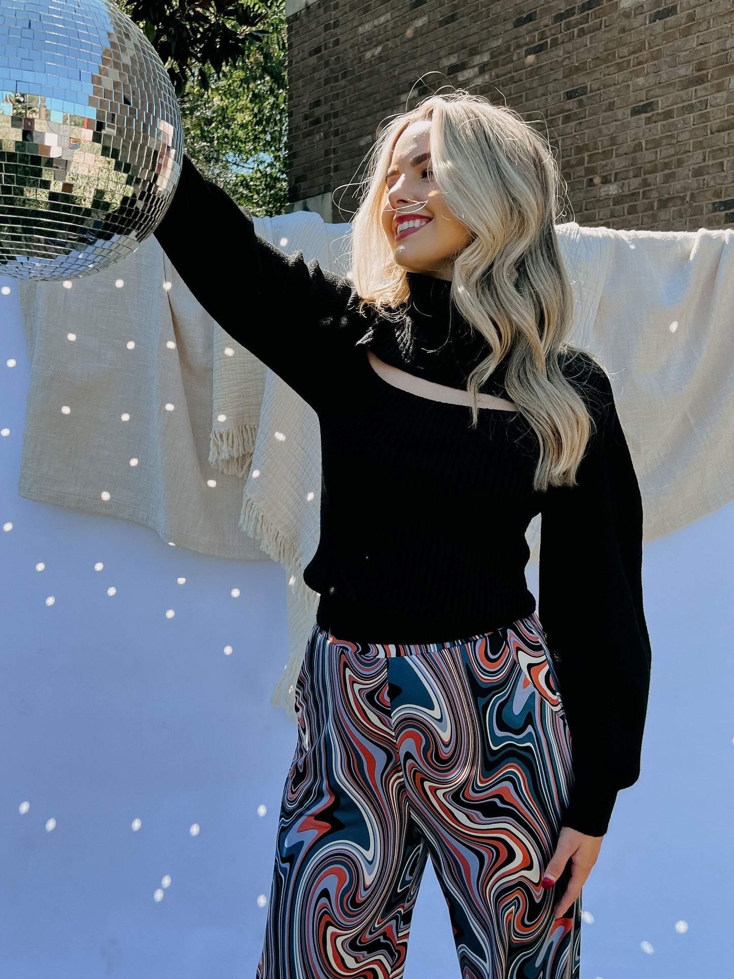 Sassy Lassie Keyhole Sweater