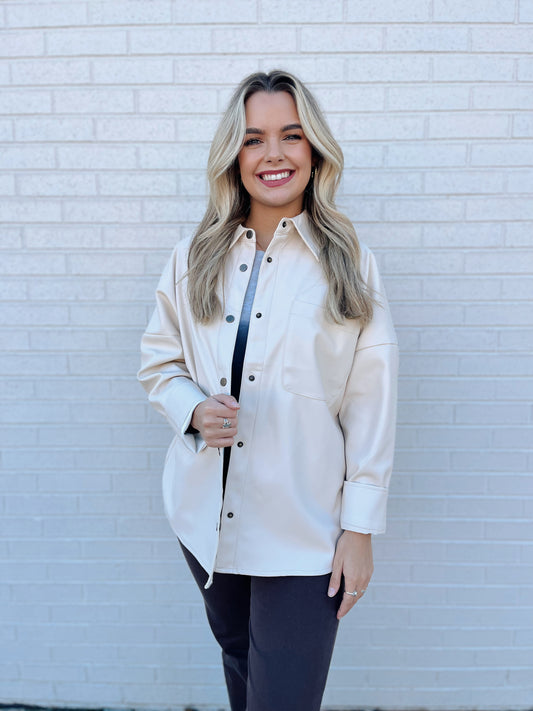 Your Favorite Luxe Faux Jacket