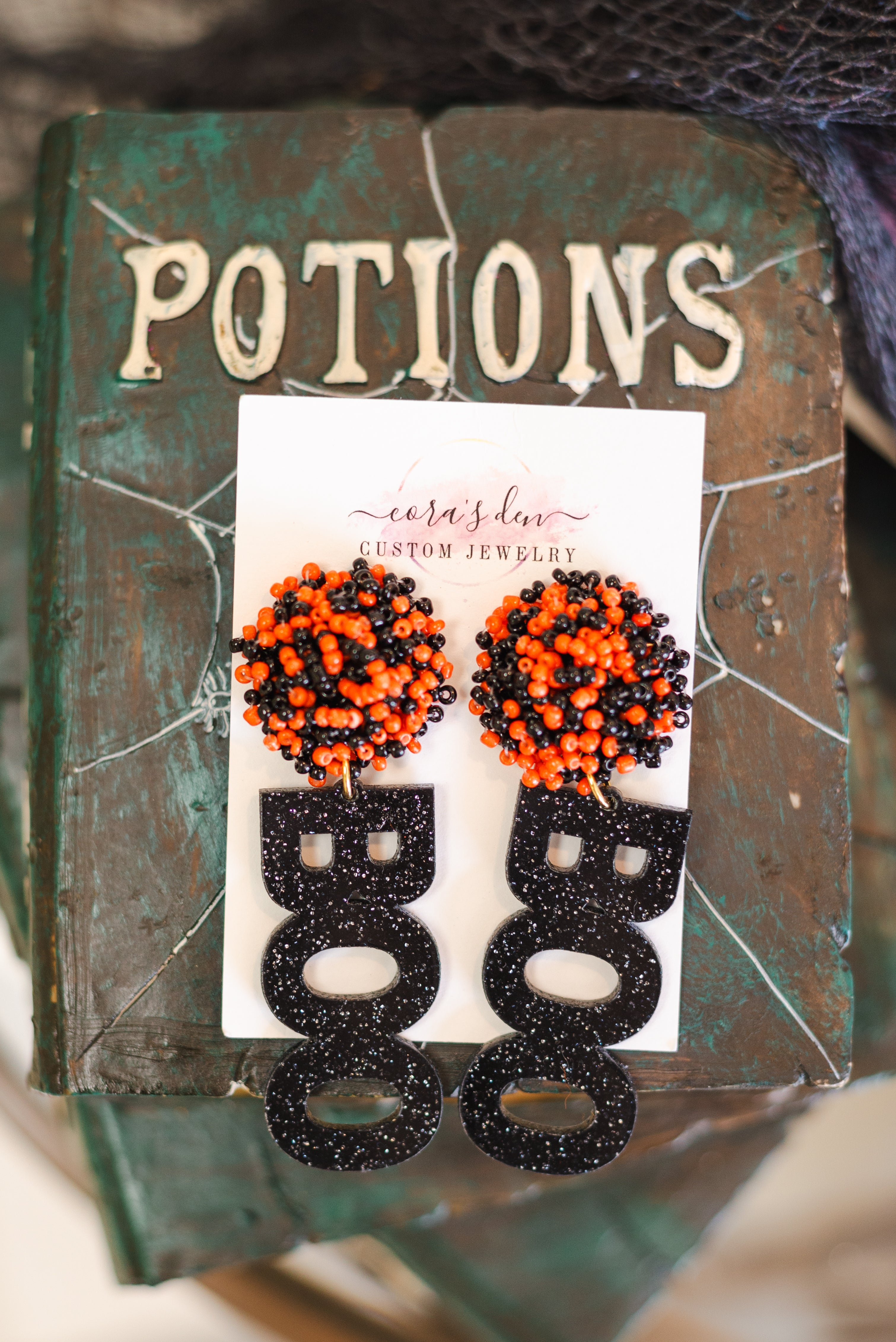 Bootastic Halloween Earrings Sweet Pea's Boutique